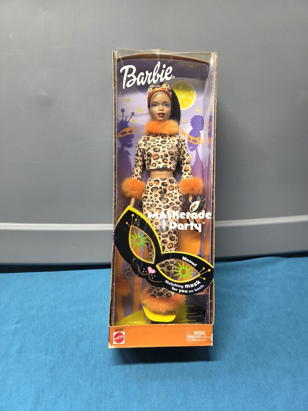 2002 Maskerade Party Barbie Halloween Doll African American Mattel #56285